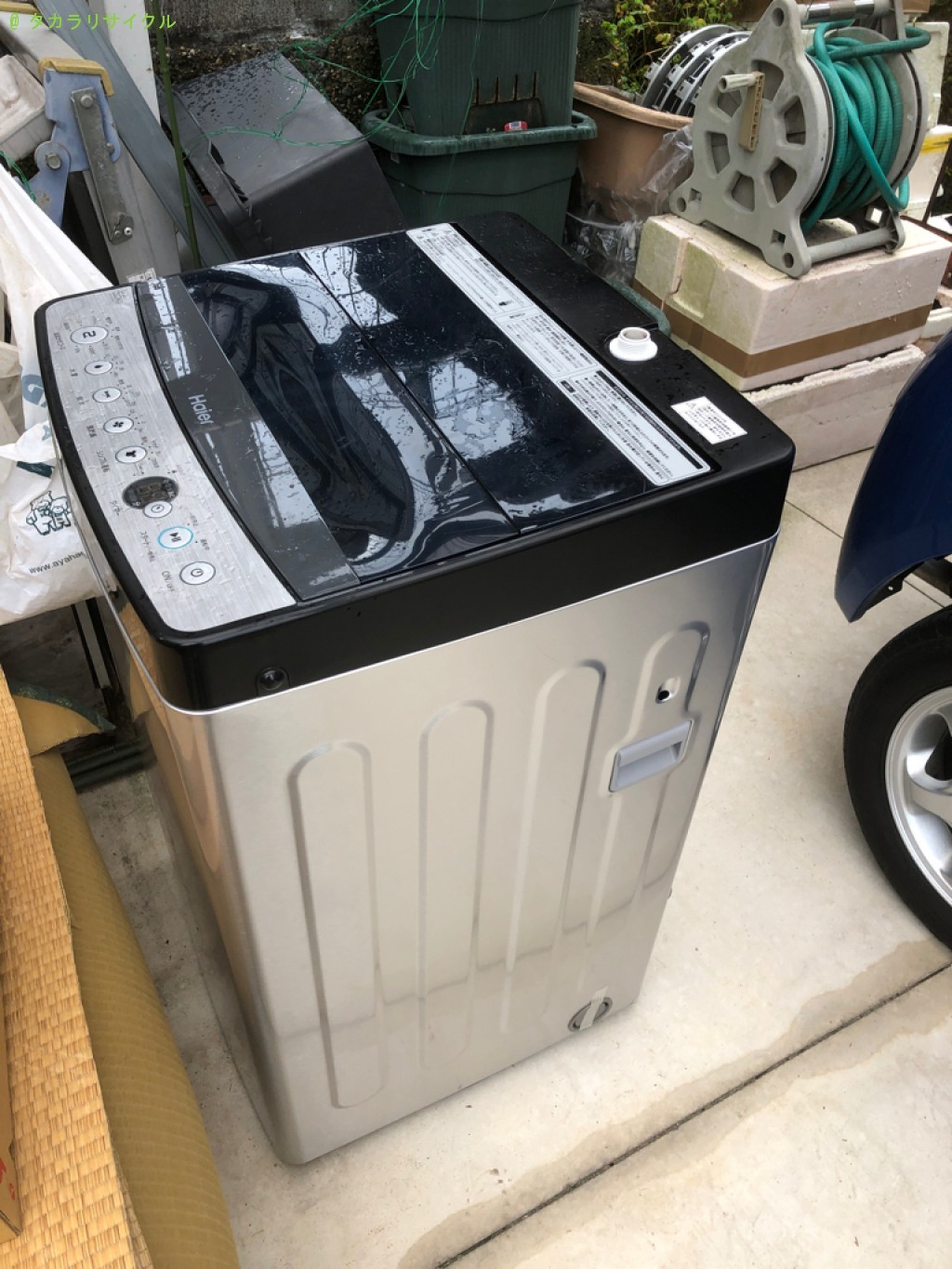 【栗東市上鈎】レンジボード・冷蔵庫・洗濯機の回収のご依頼者さま