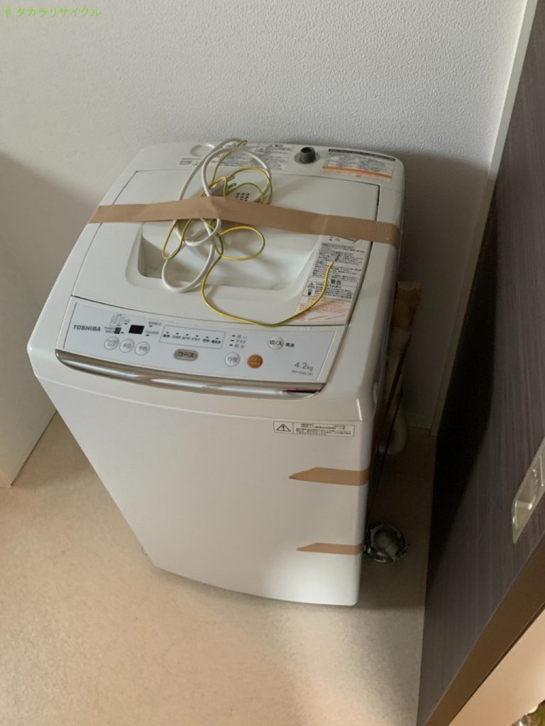 【彦根市平田町】洗濯機・ソファほか家具家電の回収のご依頼者さま